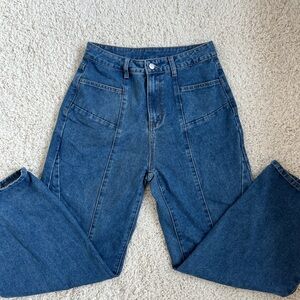 Wide Leg Cider Jeans Size Medium